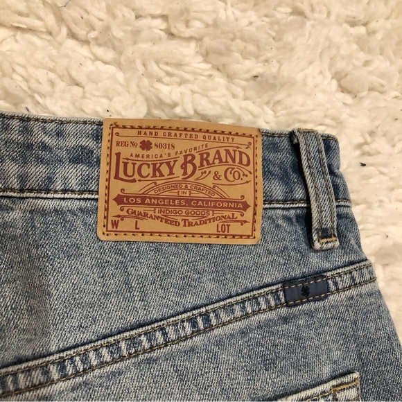 Lucky Brands Lucky Pins Bermuda Shorts‎ Frayed Hem 4/27 - Picture 8 of 9